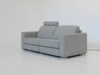Divano Dynamic rcl sx 210 cm pelle in poliuretano  Doimo salotti in Offerta Outlet