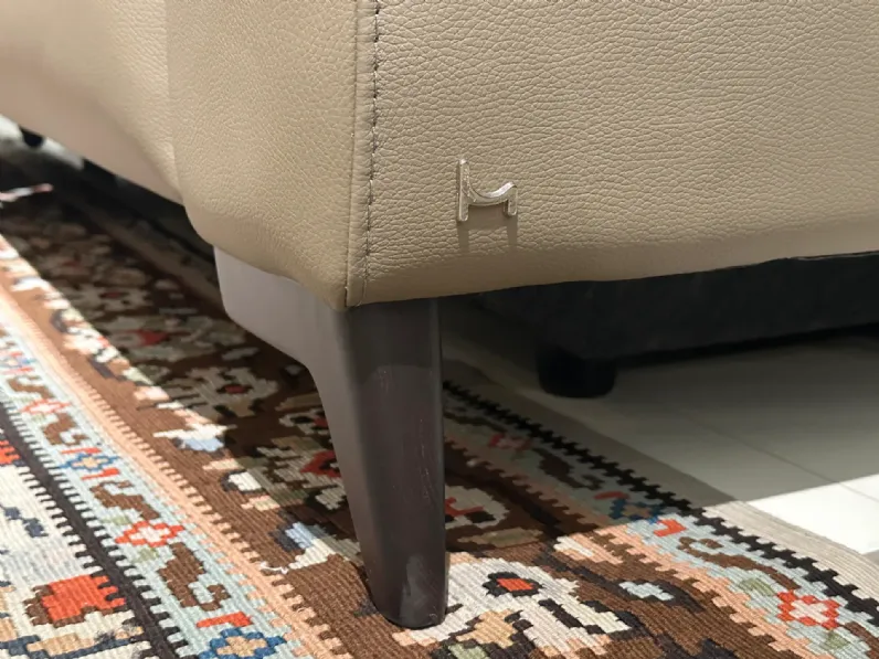 Divano Glendale in Pelle non sfoderabile  di Nicoletti home scontato 30%