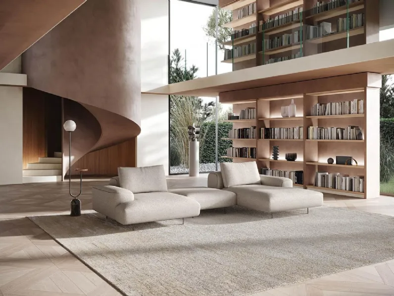 Divano in Tessuto stile design modello Limitless scontato - 40%