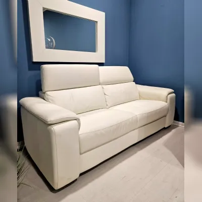 Divano Louise pelle in misto piuma  Nicoletti home a prezzo scontato