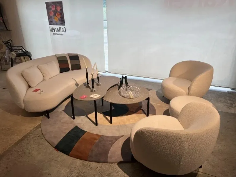 Divano da 4 posti modello Kartell lunam  di Kartell scontato