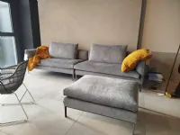 Divano design tessuto Paul di Molteni & c con sconto del - 49%