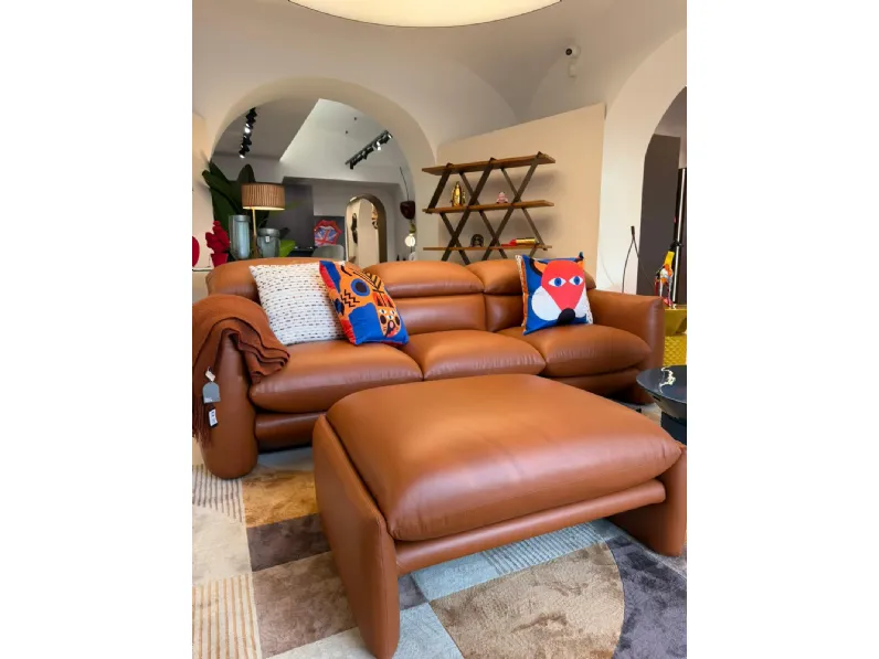 Divano Lineare Na 101 choco magic calia di Calia a prezzo scontato