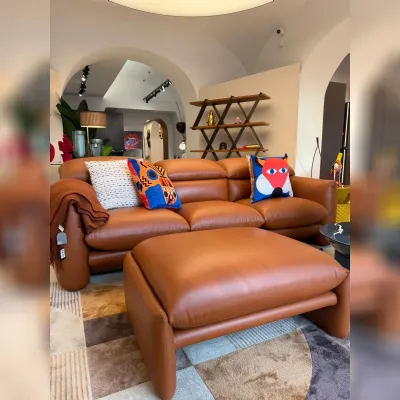 Divano Lineare Na 101 choco magic calia Calia in Offerta Outlet a 3200 Euro