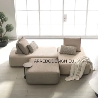 Divano design tessuto Matrix di Samoa con sconto del - 35%