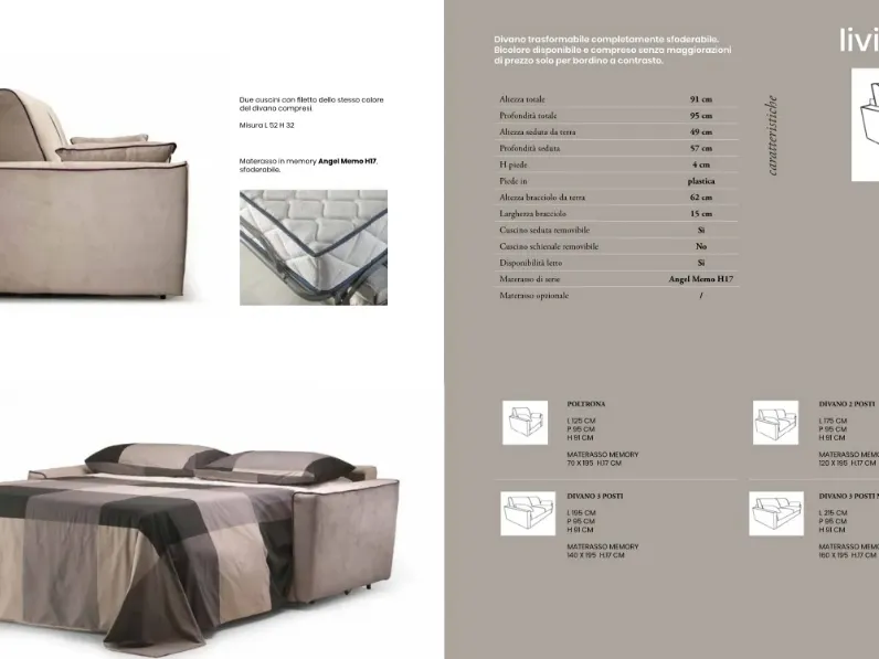 Divano Livigno Bm design a prezzo scontato
