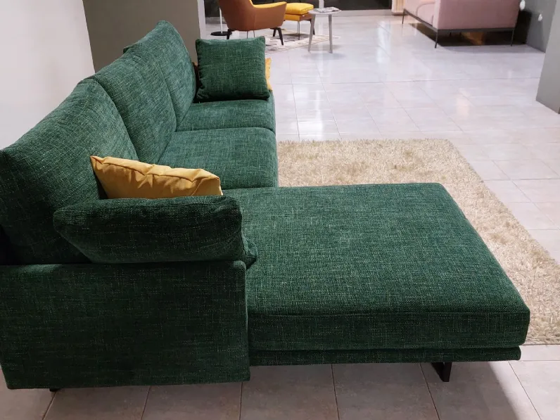 Divano con penisola Deas Lord byron PREZZI OUTLET sconto 50%