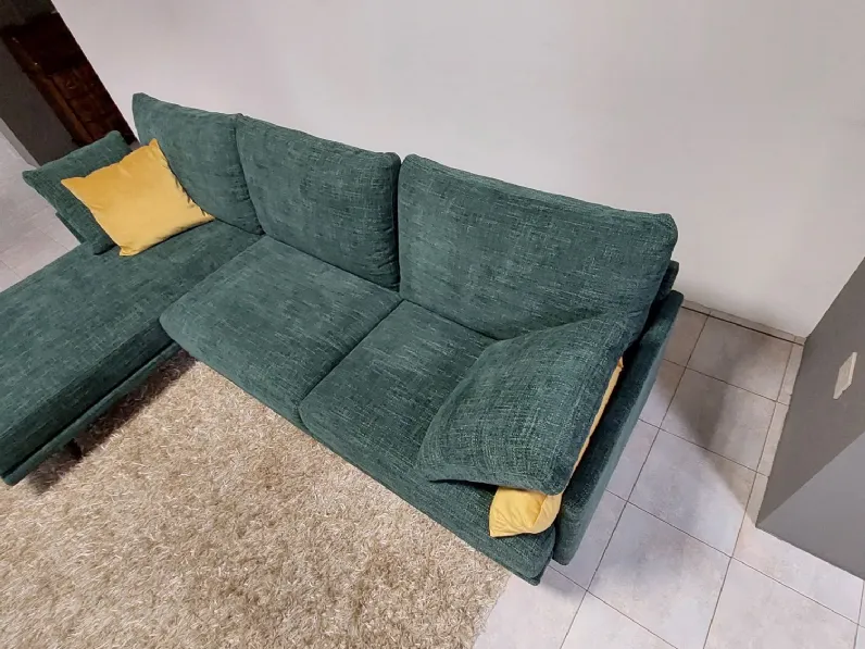 Divano con penisola Deas Lord byron PREZZI OUTLET sconto 50%