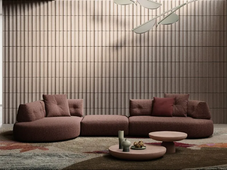 Divano in Tessuto stile design modello Lotus scontato - 35%