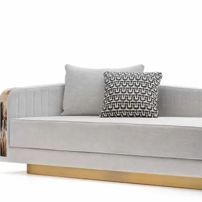 Divano Luxury sofa nabuk Md work a prezzo scontato