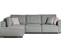 Divano Manhattan tessuto in misto piuma  Family bedding in Offerta Outlet