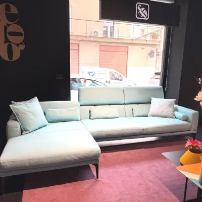Divano design pelle Mas di Egoitaliano con sconto del - 50%