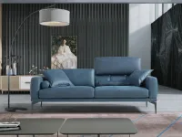 Divano in Pelle stile design modello Mas pelle scontato - 28%