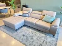 Divano moderno tessuto Divano allungabile chaise longue di Mazzoni salotti con sconto del - 35%