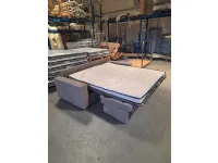 Divano Divano letto con materasso in memory pronta consegna tessuto in poliuretano  Md work in Offerta Outlet