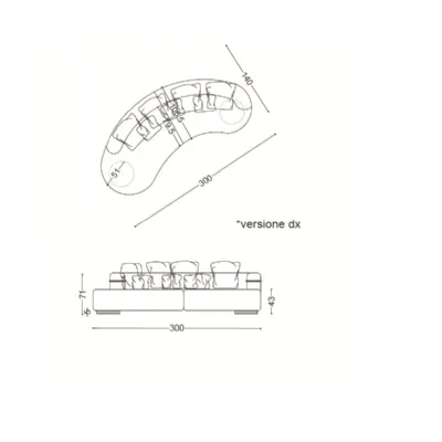 Divano Divano luxury memory  di Md work in stile design a prezzo scontato
