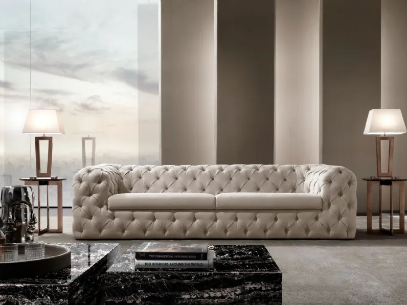 Divano design pelle Divano luxury new yok di Md work con sconto del - 35%