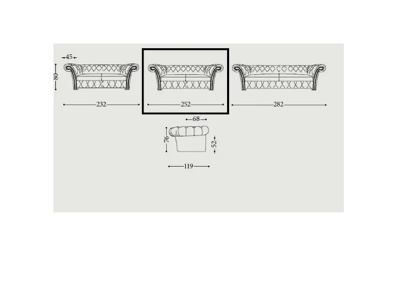 Divano Md work Divano pelle scamosciata piu piuma PREZZI OUTLET sconto 44%