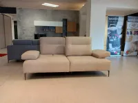 Divano Mod dalton tessuto in poliuretano  Samoa in Offerta Outlet
