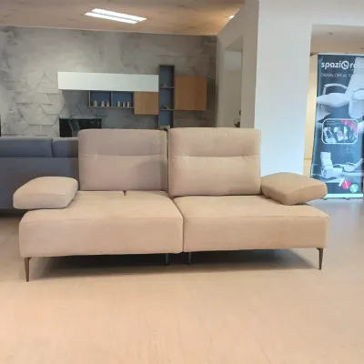 Divano Mod dalton tessuto in poliuretano  Samoa in Offerta Outlet
