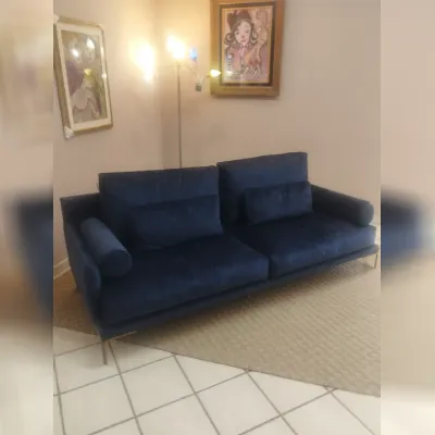 Divano Mod plug tessuto in misto piuma  Musa salotti in Offerta Outlet