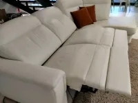 Divano in Pelle stile moderno modello Valencia scontato - 40%