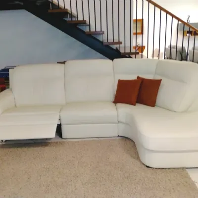 Divano moderno pelle Valencia di Rosini con sconto del - 40%