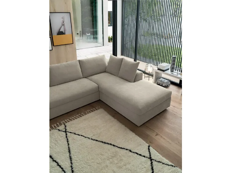 Divano moderno tessuto Aston di Felis con sconto del - 45%