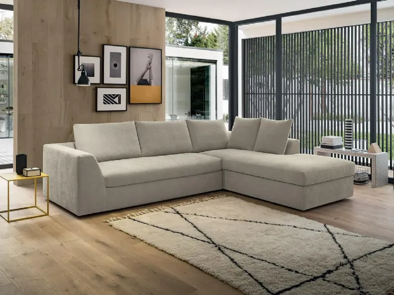 Divano moderno tessuto Aston di Felis con sconto del - 45%
