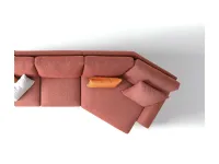 Divano Cassandra in Tessuto sfoderabile  di Le comfort scontato 35%