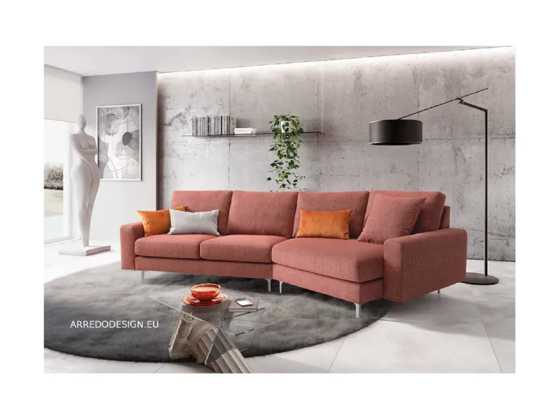 Divano Cassandra in Tessuto sfoderabile  di Le comfort scontato 35%