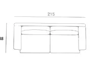 Divano Detar 215 x 88 Exc�: con uno SCONTO ESCLUSIVO del 22%