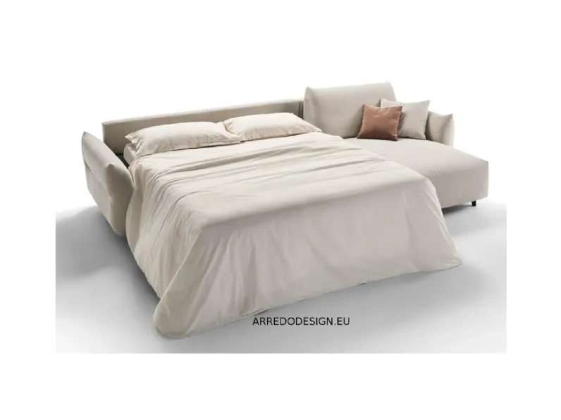 Divano Letto con penisola modello Elba di Rosini con forte sconto