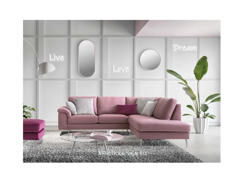 Divano Papilio in Tessuto sfoderabile  di Le comfort scontato 35%