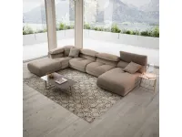 Divano Con penisola Monterey outlet Diotti.com in Offerta Outlet a 6490