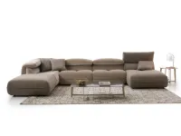 Divano Con penisola Monterey outlet Diotti.com in Offerta Outlet a 6490