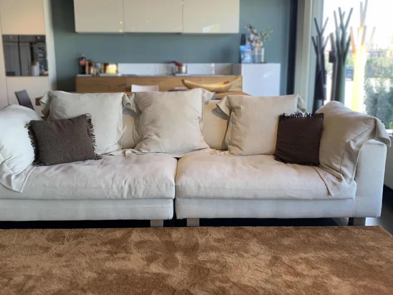 Divano in Tessuto modello Nebula nine sofa 280x110 fiber a prezzo riservato 