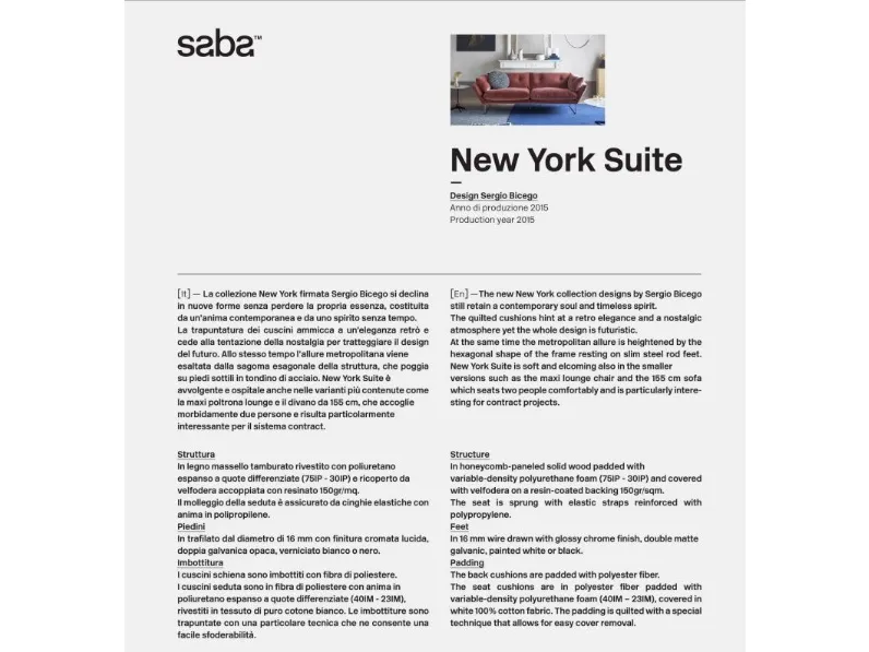 Divano New york Saba in OFFERTA