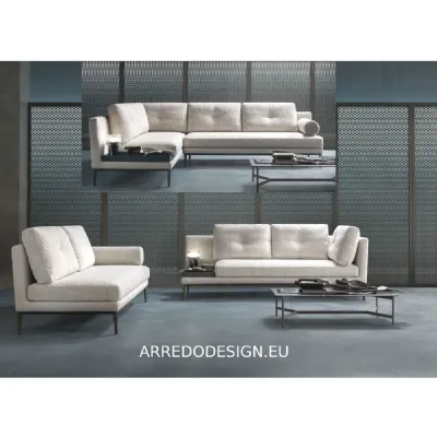 Divano in Tessuto stile design modello Nixon scontato - 35%