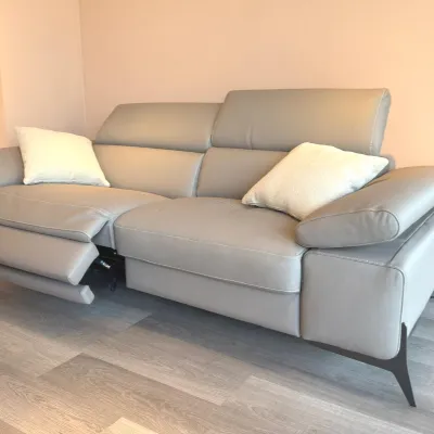 Divano design pelle Norris di S.b. salotti con sconto del - 27%