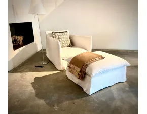 Divano Gervasoni in Offerta Outlet. Tessuto misto piuma. Comfort assicurato!
