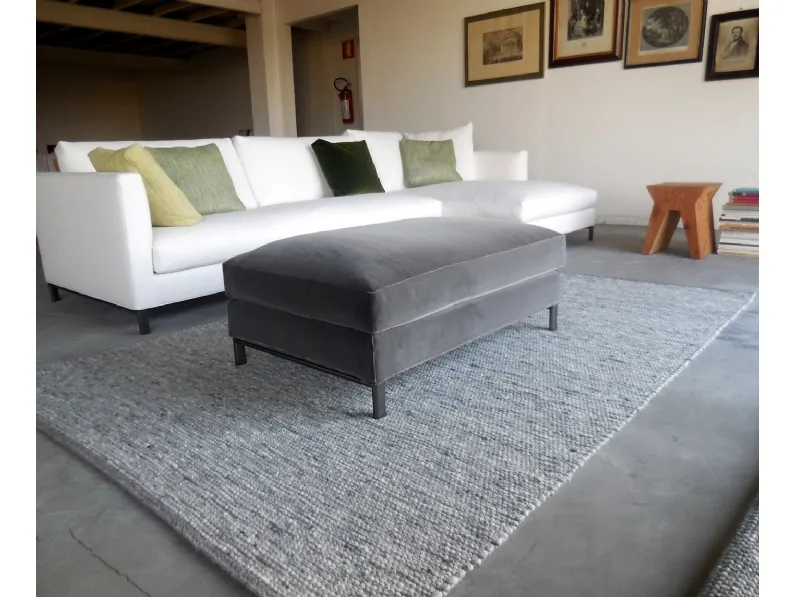 Pouf modello Pouff hampton moderno Verzelloni a PREZZI OUTLET
