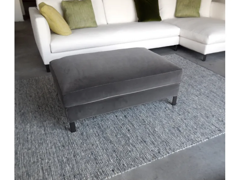 Pouf moderno modello Pouff hampton Verzelloni in Offerta Outlet