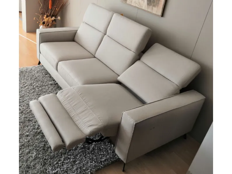 Divano relax 3 posti con relax elettrico PREZZI OUTLET
