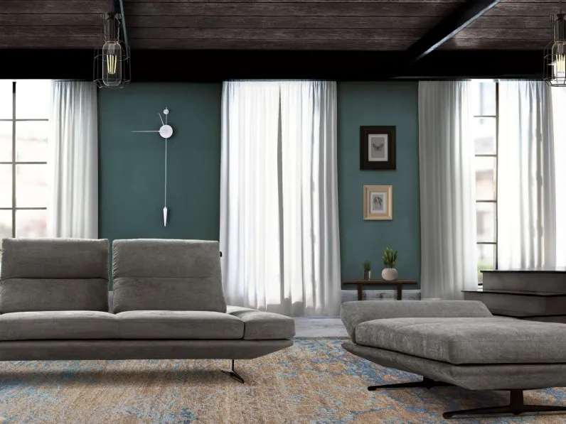 Divano relax Nicoletti home Chamonix PREZZI OUTLET sconto 48%