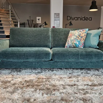Divano con penisola Divanidea Flos PREZZI OUTLET sconto 26%
