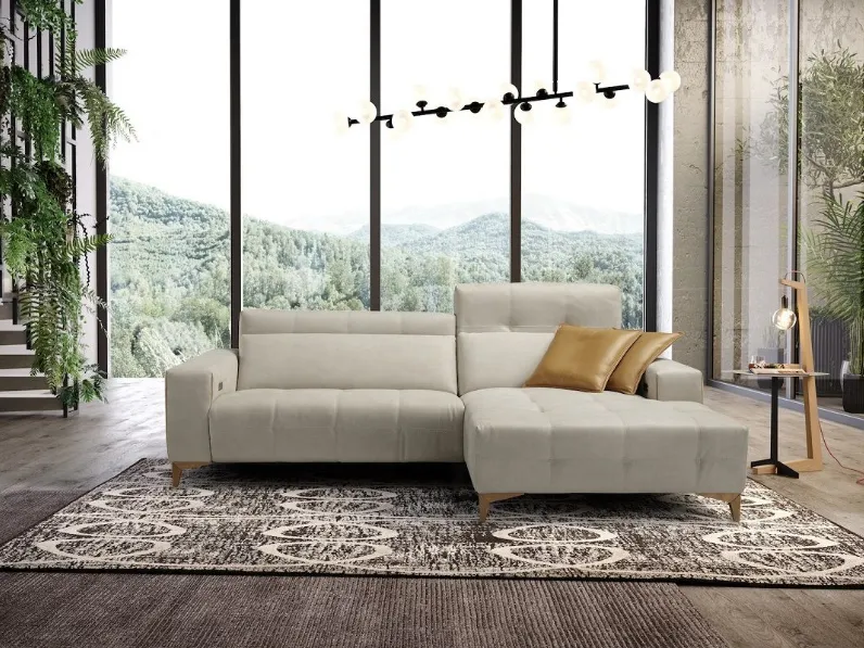 Divano Tiffany penisola  Egoitaliano a PREZZO OUTLET scontato del 28%