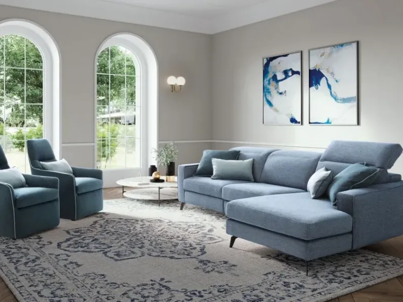 Divano moderno tessuto Christopher di Le comfort con sconto del - 37%