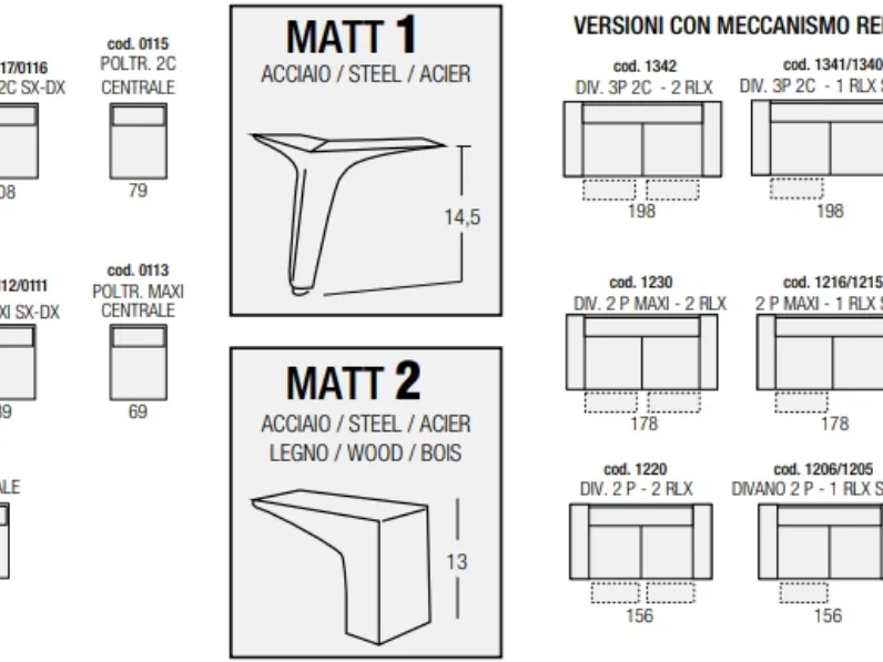 Divano relax Matt Egoitaliano OFFERTA OUTLET