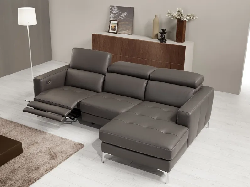 Divano in Pelle stile moderno modello Matt1 scontato - 28%